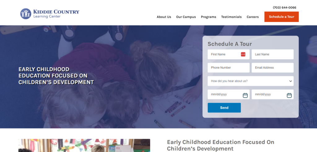 Kiddie Country - Design de Sites