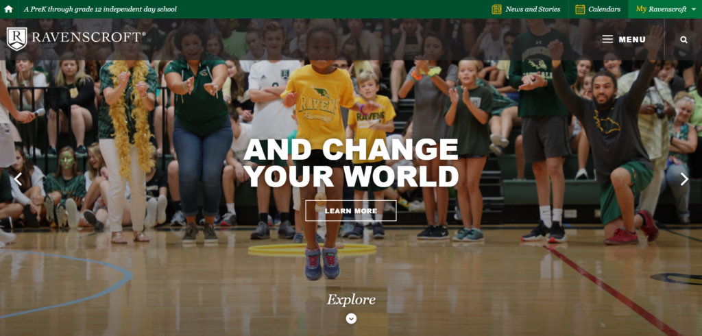 Ravenscroft School - Design de Sites