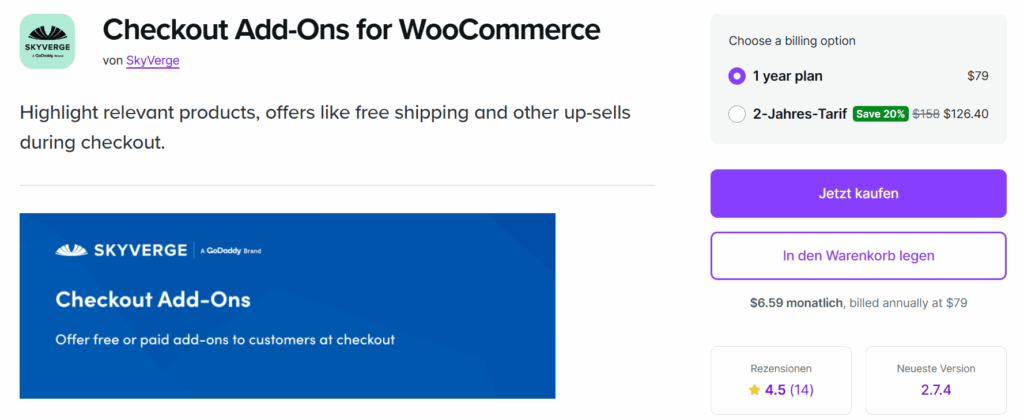 WooCommerce Checkout-add-ons