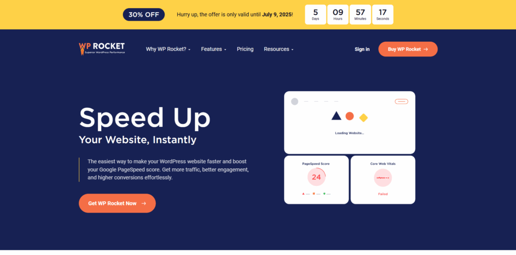 - B2B Website Platform Developer - Bright Vessel WP Rocket