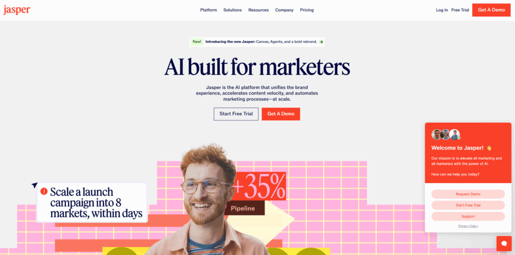 Jasper - B2B Website Platform Developer - Bright Vessel 碧玉