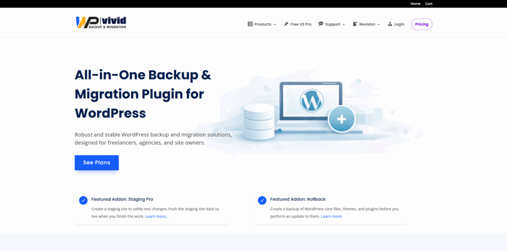 Copia de seguridad WP Vivid