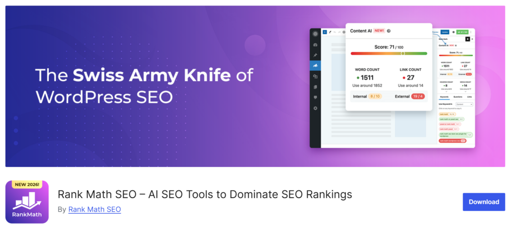 Rank Math SEO - B2B Website Platform Developer - Bright Vessel Rank Math SEO