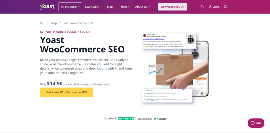 Yoast WooCommerce SEO - B2B Website Platform Developer - Bright Vessel Yoast WooCommerce SEO