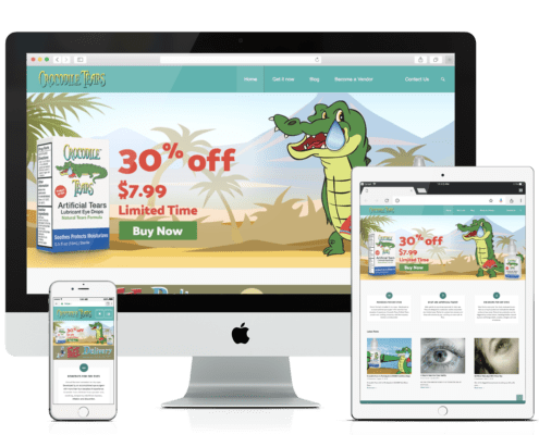 WooCommerce Website Design Crocodile Tears