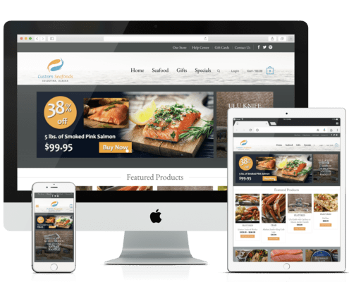 WooCommerce Website Design Custom Seafood