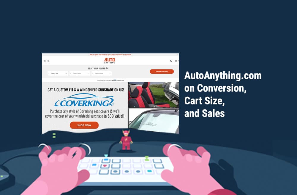 Case Study on Conversion, Cart Size, and Sales