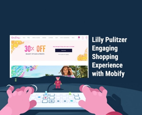 Lilly Pulitzer Engaging Shopping Experience with Mobify
