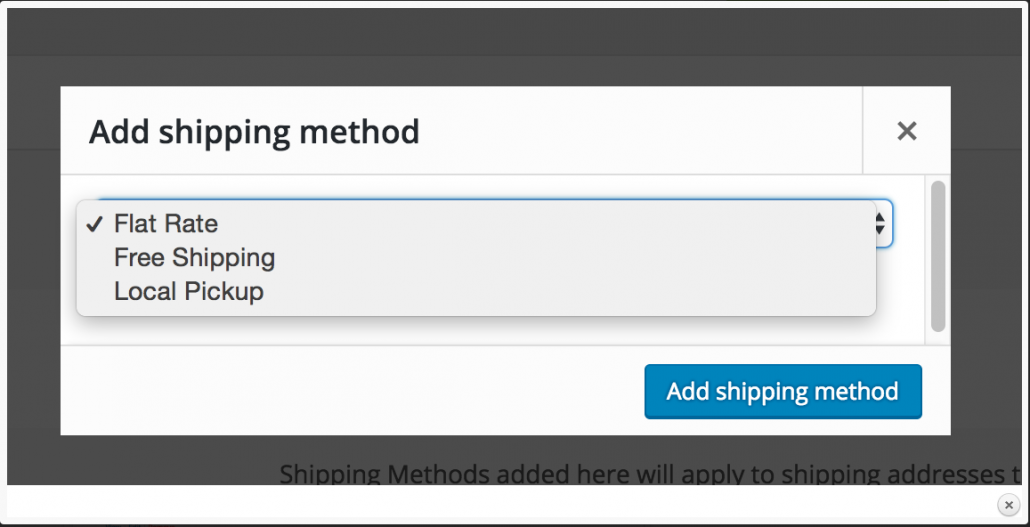 Woocommerce Add Shipping method - Bright Vessel Woocommerce Add Shipping method