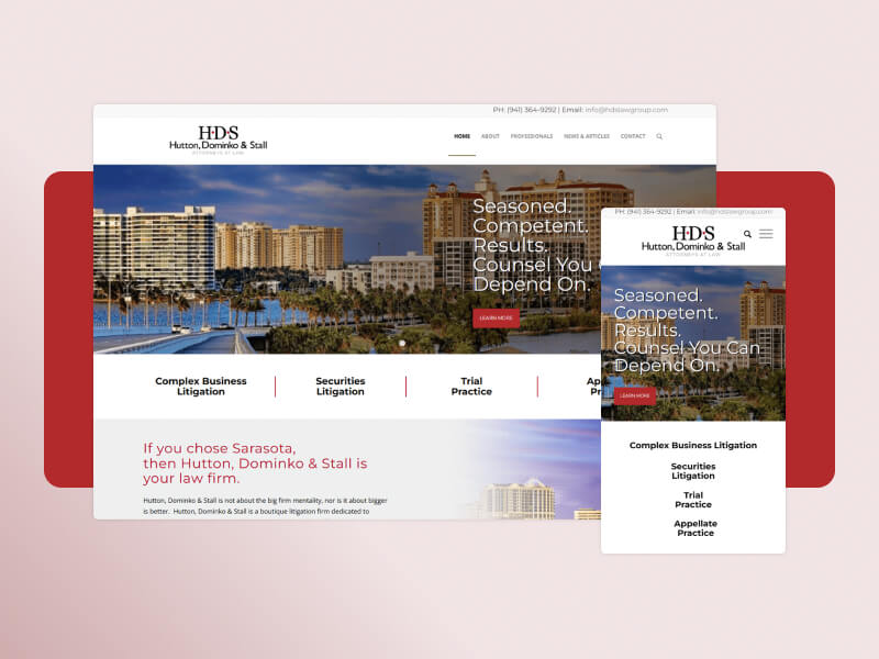 HDS Law Group Website Design