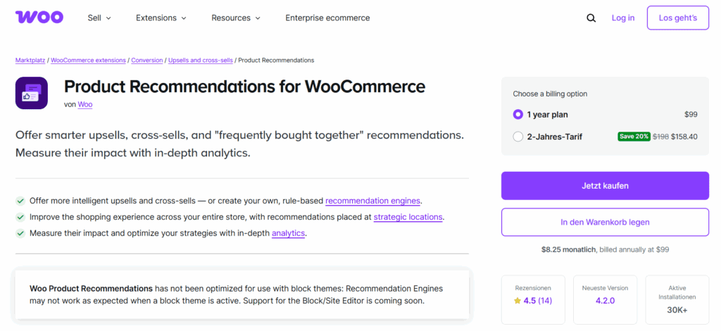 WooCommerce Product Recommendations