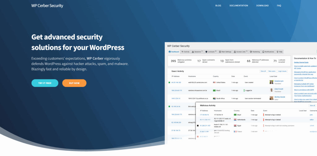 WP Cerber Security