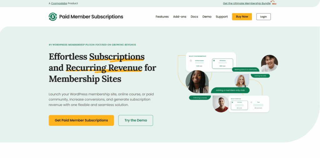 Paid Member Subscriptions